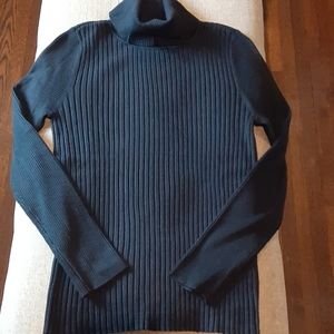 NWOT Jones New York black ribbed turtleneck